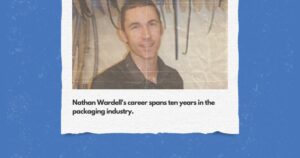 Photo of Nathan, Packserv's founder, celebrating the company's first anniversary, symbolizing growth and success in the equipment rental industry.