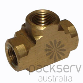 Air Supply System Tee Pieces Female - 1/4" BSP