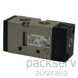 4 Port, 2 Position, SMC Air Operated Valve with 1/4" BSP Thread