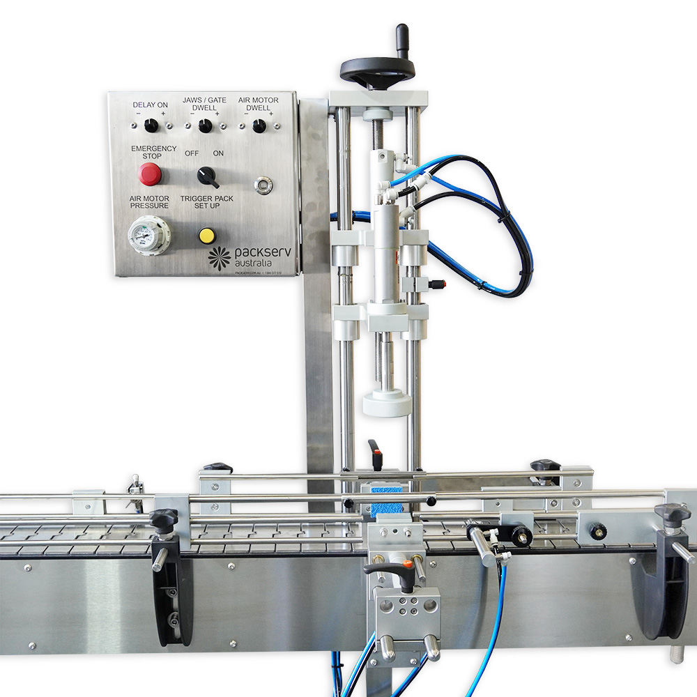 PCM-1A-P-Packserv-Manufacturing-Auto-Capper-Pneumatic-Timer-1