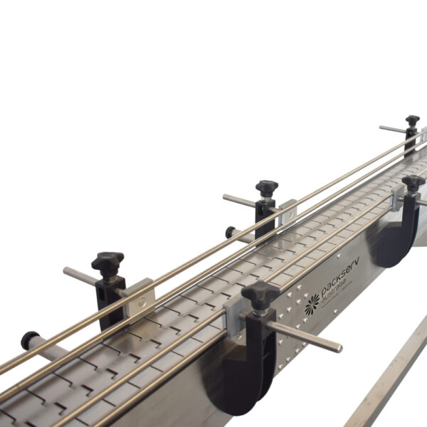 2.4m Stainless Steel Slat Conveyor - Image 3