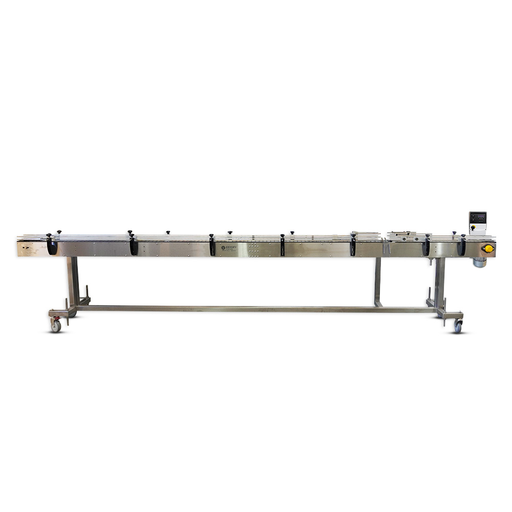 PSC-6-4.8-Packserv-Manufacturing-4-8m-Stainless-Steel-Slat-Conveyor-1-1