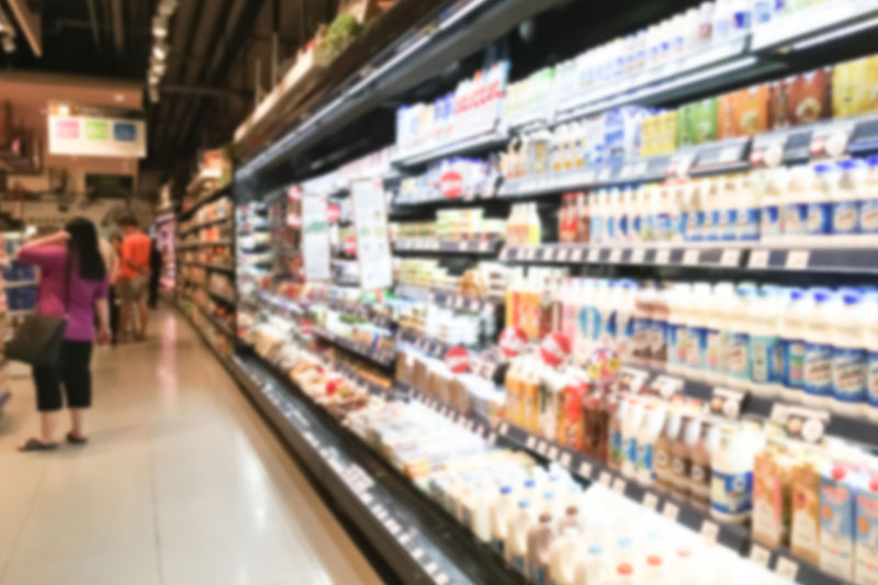 Assorted low-temperature FMCG products packaged using advanced Packserv machinery.