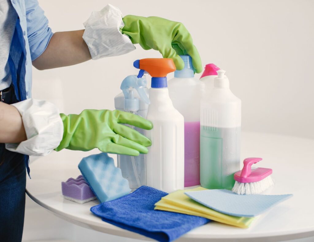 Advanced packaging machinery used for cleaning and detergent products, provided by Packserv Australia.