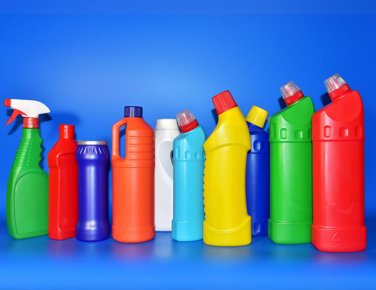 Packaging machinery solutions for the cleaning and detergents industry, showcasing equipment designed for efficient product handling.